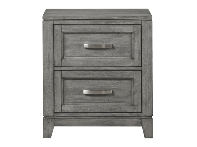 Garretson Gray Nightstand - Ornate Home