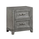 Garretson Gray Nightstand - Ornate Home