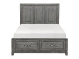 Garretson Gray Queen Platform Bed - Ornate Home