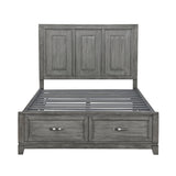 Garretson Gray Queen Platform Bed - Ornate Home