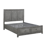 Garretson Gray Queen Platform Bed - Ornate Home