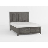 Garretson Gray Queen Platform Bed - Ornate Home