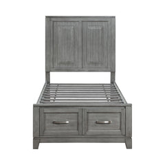 Garretson Gray Twin Platform Bed - Ornate Home