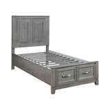 Garretson Gray Twin Platform Bed - Ornate Home