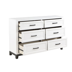 Garretson White 4-Piece Twin Bedroom Set - Ornate Home