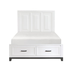 Garretson White 5-Piece Queen Bedroom Set - Ornate Home