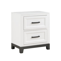 Garretson White 5-Piece Queen Bedroom Set - Ornate Home