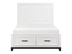 Garretson White Full Platform Bed - Ornate Home