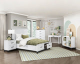 Garretson White Full Platform Bed - Ornate Home
