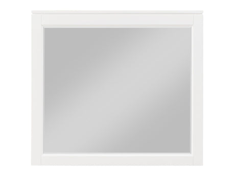 Garretson White Mirror - Ornate Home