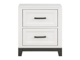 Garretson White Nightstand - Ornate Home