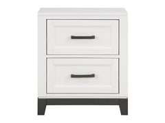 Garretson White Nightstand - Ornate Home