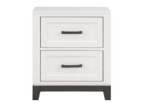 Garretson White Nightstand - Ornate Home