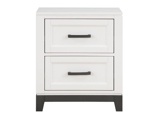 Garretson White Nightstand - Ornate Home