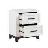 Garretson White Nightstand - Ornate Home