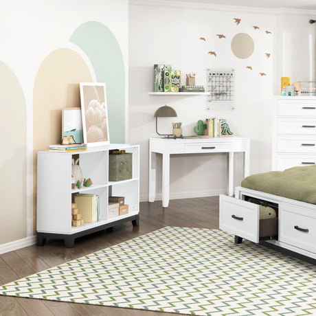 Garretson White Writing Desk - Ornate Home