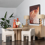 Garrick Light Warm Wash Dining Table - Ornate Home