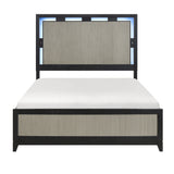 Garrison Black 4pc Bedroom Set - Ornate Home