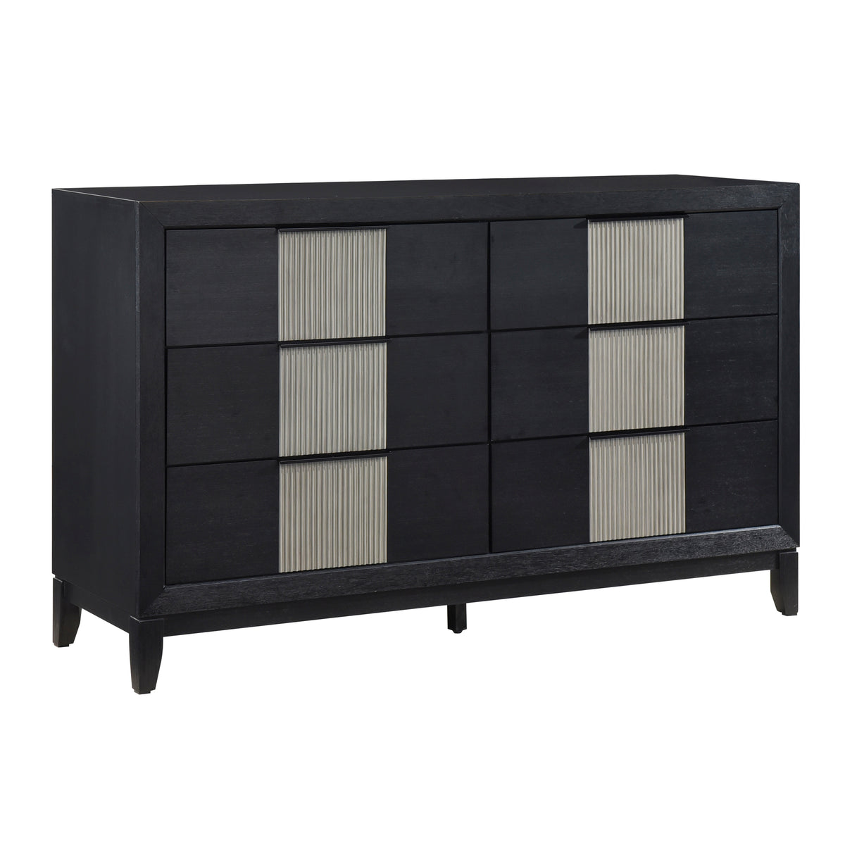 Garrison Black 4pc Bedroom Set - Ornate Home