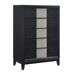 Garrison Black 5pc Bedroom Set - Ornate Home