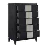 Garrison Black 5pc Bedroom Set - Ornate Home