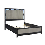 Garrison Black California King Bed - Ornate Home