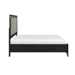 Garrison Black Queen Bed - Ornate Home