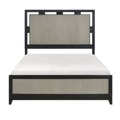 Garrison Black Queen Bed - Ornate Home