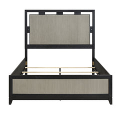 Garrison Black Queen Bed - Ornate Home
