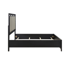 Garrison Black Queen Bed - Ornate Home