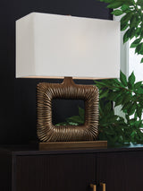 Garronby Antique Brass Metal Table Lamp (1/CN) - Ornate Home