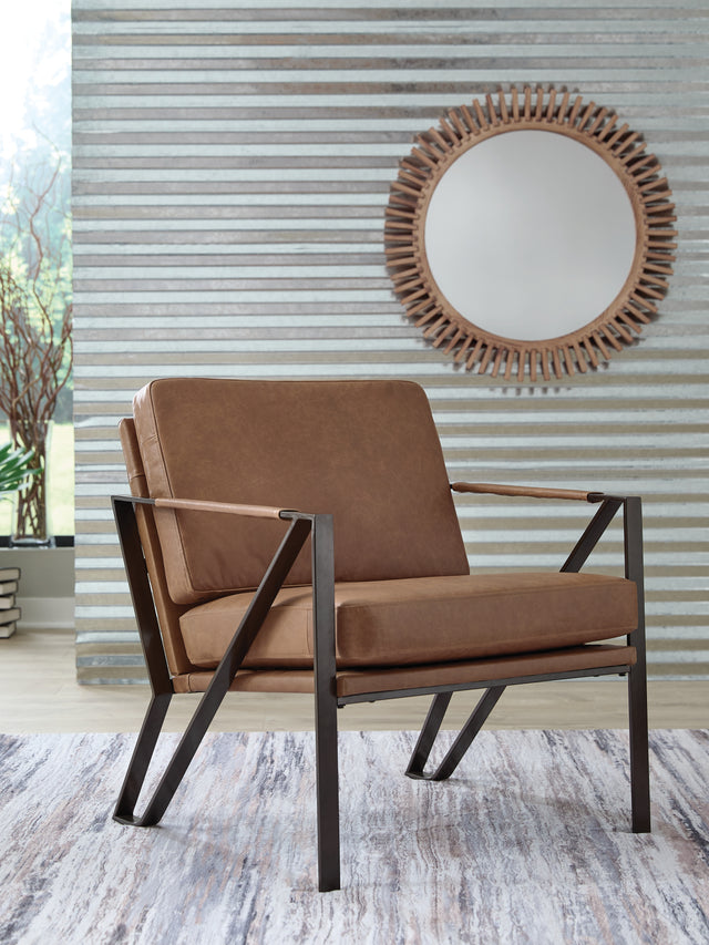 Garronmont Caramel Accent Chair - Ornate Home