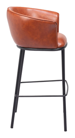 Garston Brown Barstool - Ornate Home