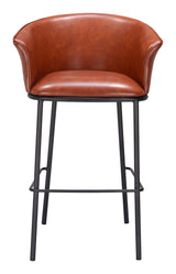 Garston Brown Barstool - Ornate Home