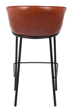 Garston Brown Barstool - Ornate Home