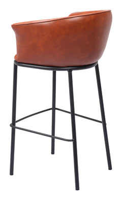 Garston Brown Barstool - Ornate Home