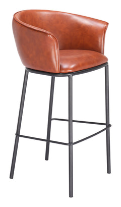 Garston Brown Barstool - Ornate Home