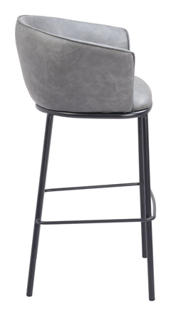 Garston Gray Barstool - Ornate Home