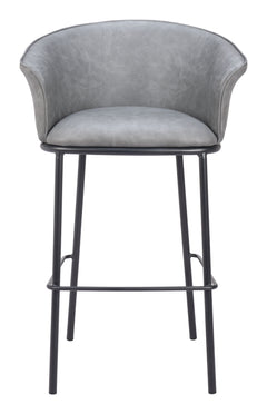 Garston Gray Barstool - Ornate Home