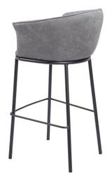 Garston Gray Barstool - Ornate Home