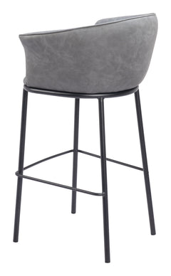 Garston Gray Barstool - Ornate Home