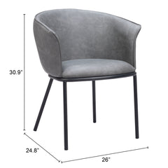Garston Gray Dining Chair - Ornate Home