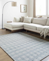 Garth Light Slate Area Rug - Ornate Home