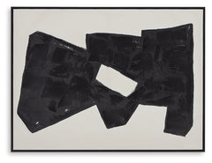 Garviery Black/Cream Wall Art - Ornate Home