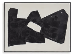 Garviery Black/Cream Wall Art - Ornate Home