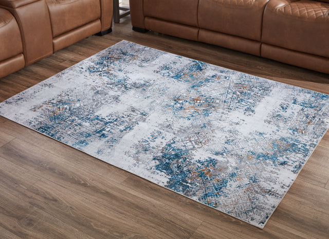 Garyard Multi 5' x 7' Rug - Ornate Home
