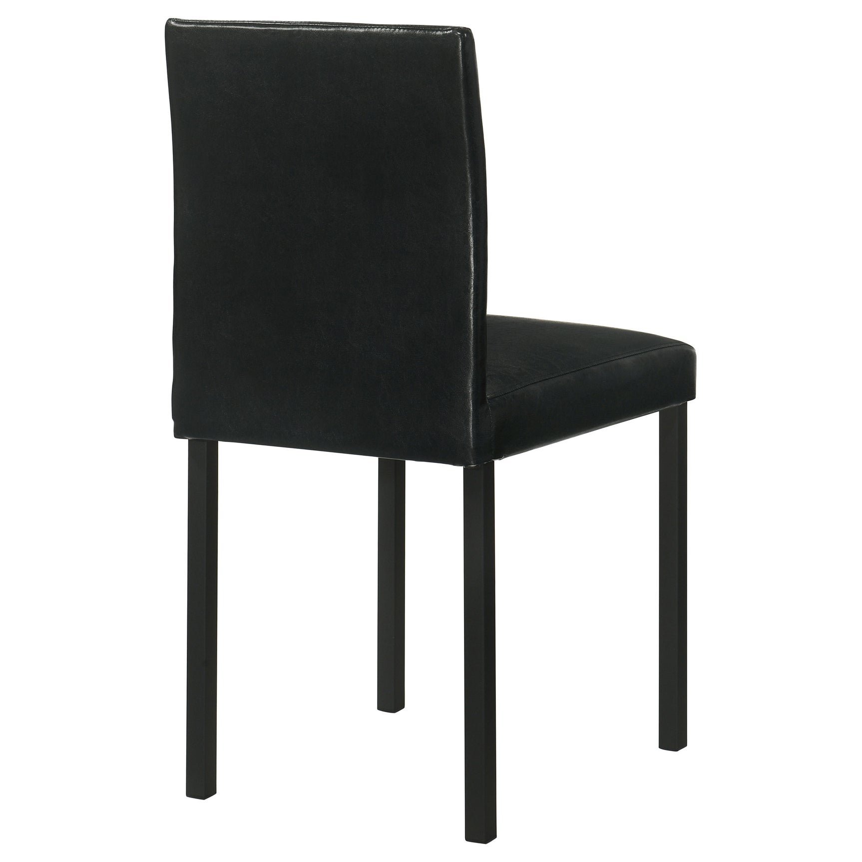 Garza Black Upholstered Dining Side Chair (Set of 4) - Ornate Home