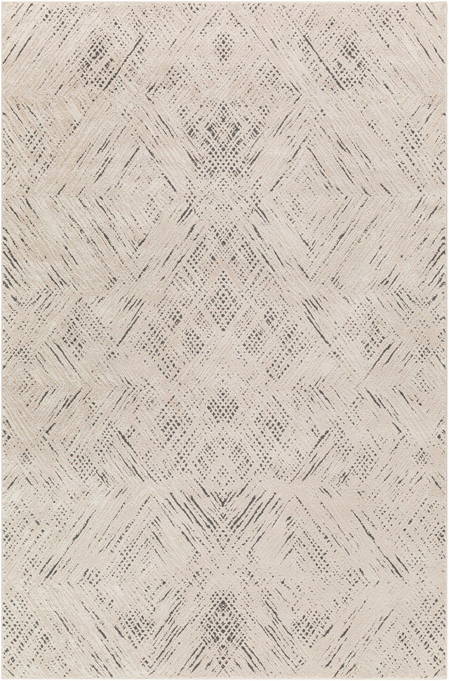 Garza Diamond Textured Washable Rug - Ornate Home