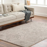 Garza Diamond Textured Washable Rug - Ornate Home