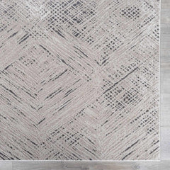 Garza Diamond Textured Washable Rug - Ornate Home